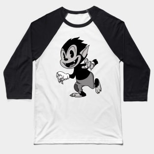 Scratchy Moon Baseball T-Shirt